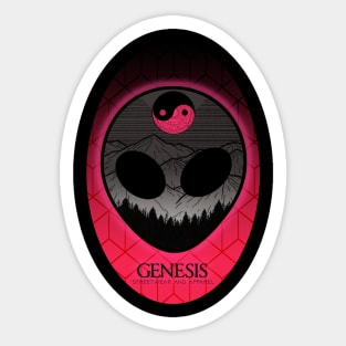 Genesis Streetwear -  Oval Mind Meld Sticker